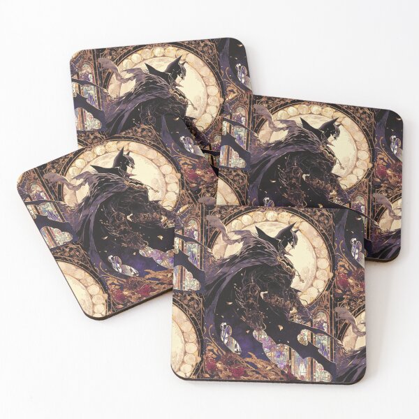 Item preview, Art nouveau dark knight designed and sold by MendaciousMina.