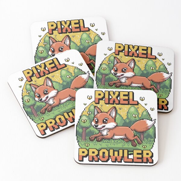 Item preview, Pixel Prowler - 16-Bit Leaping Fox designed and sold by NaturePixel.