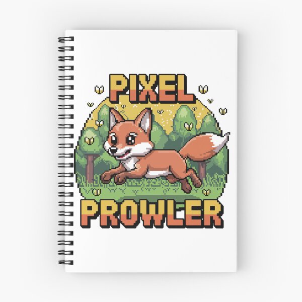 Item preview, Pixel Prowler - 16-Bit Leaping Fox designed and sold by NaturePixel.