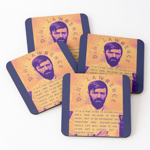 Item preview, D. H. LAWRENCE quote: It is a fine thing to establish one's own religion in one's heart, not to be dependent on tradition and second-hand ideals. designed and sold by artbleed.