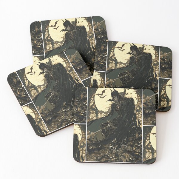 Item preview, Art nouveau dark knight designed and sold by MendaciousMina.