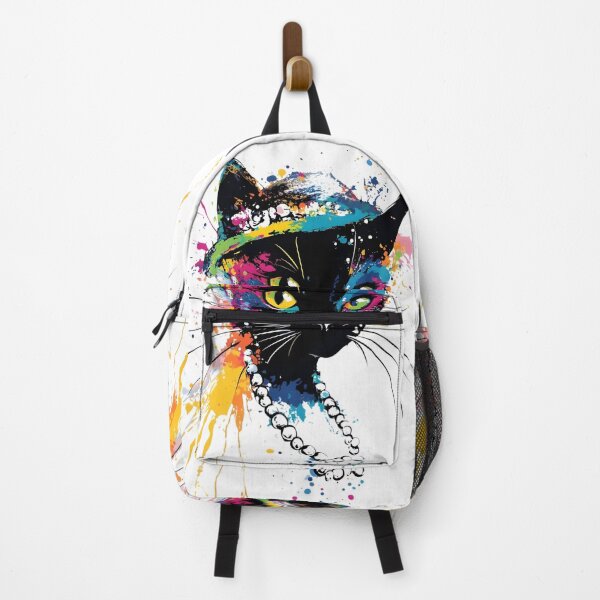 Item preview, Velvet Gaze – The Cat with Hypnotic Eyes designed and sold by AI-Only Creations.