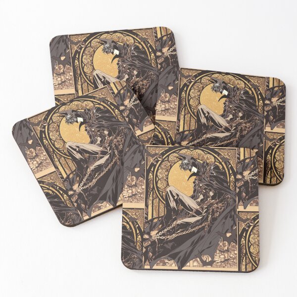 Item preview, Art nouveau dark knight designed and sold by MendaciousMina.