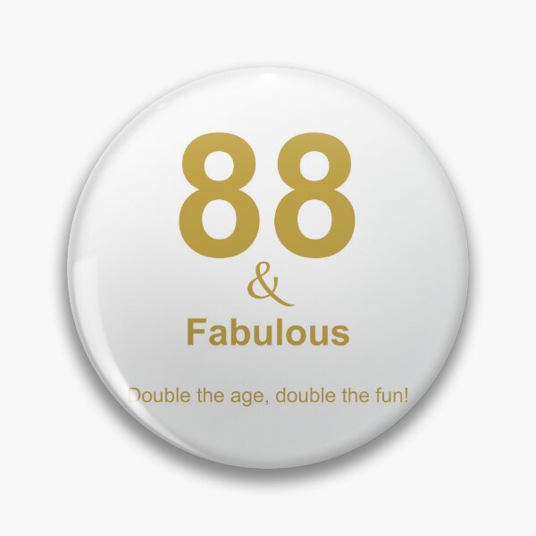 Item preview, 88 & Fabulous, Unique designed and sold by villacreativa.