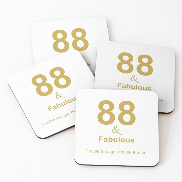Item preview, 88 & Fabulous, Unique designed and sold by villacreativa.