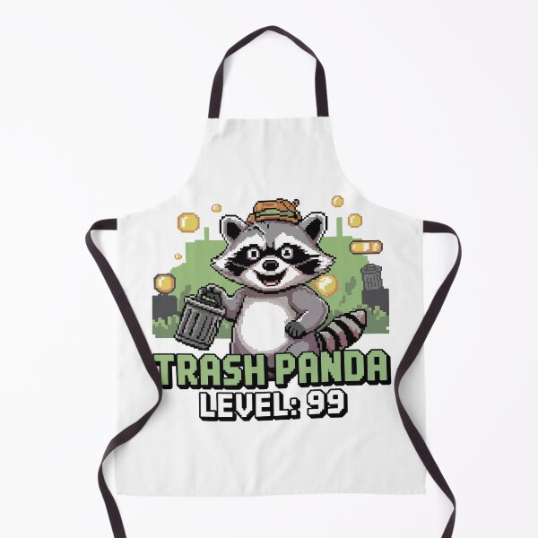Item preview, Trash Panda Level 99 - Arcade Raccoon Pixel Art designed and sold by NaturePixel.