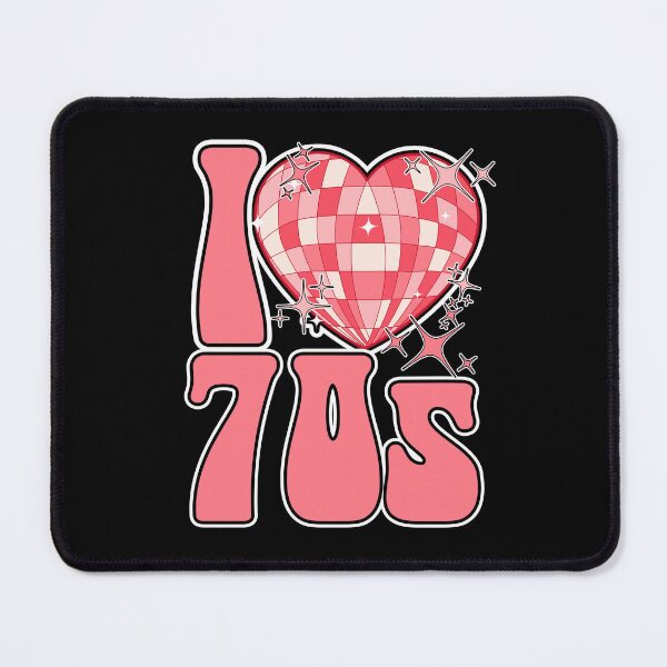 Item preview, I LOVE 70s Disco Glam Rock classic rock retro vintage 70s vibes 70s music lover  designed and sold by Jt41.