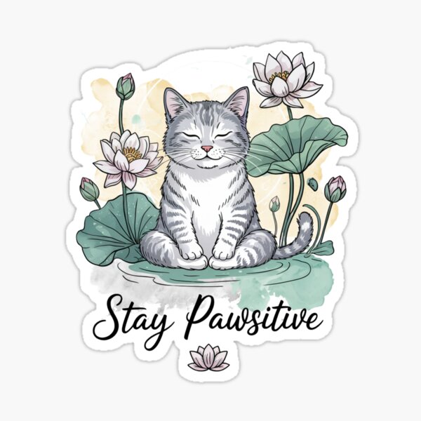 Artikel-Vorschau von Stay Pawsitive Perfekte Idee für Harmonie mit der Natur, perfekte Kombinationen, designt und verkauft von ketkacreations.