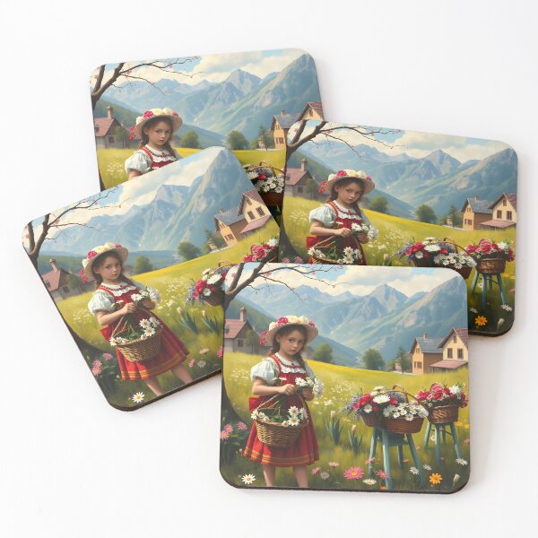 Item preview, The Flower Gatherer designed and sold by amidigiart.