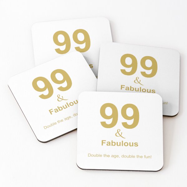 Item preview, 99 & Fabulous, Unique designed and sold by villacreativa.