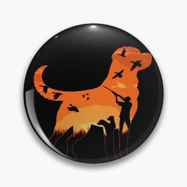 Item preview, Labrador Retriever Silhouette Sunrise Duck Hunter designed and sold by LifeCrush.