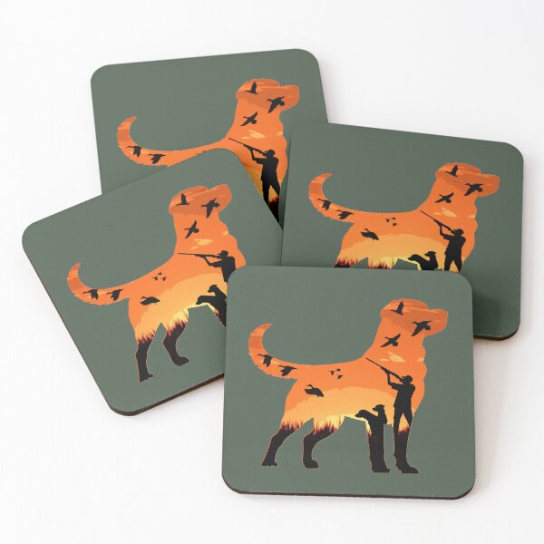 Item preview, Labrador Retriever Silhouette Sunrise Duck Hunter designed and sold by LifeCrush.
