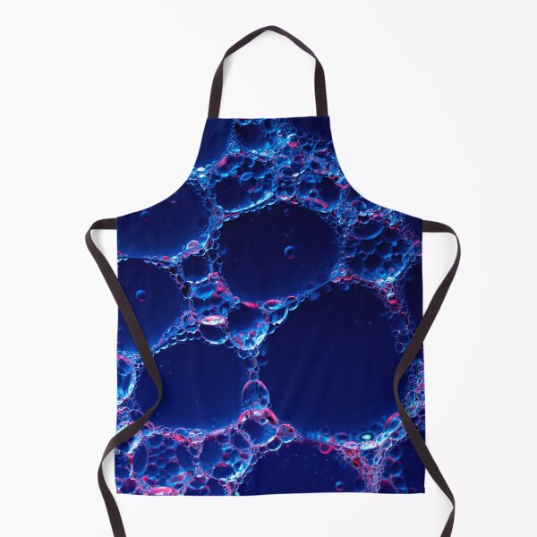 Item preview, Macro Photography of Blue Oil Bubbles – Hypnotic Details designed and sold by MacroElegance.
