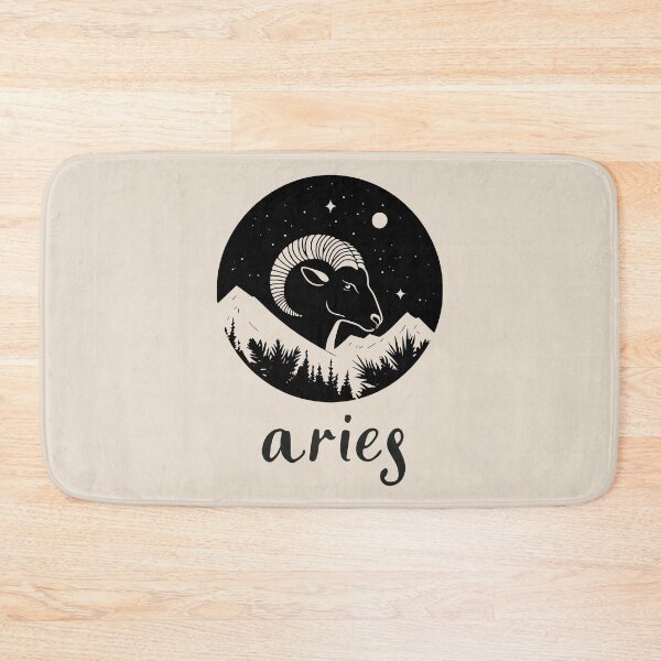 Item preview, Aries Zodiac Sign Celestial Ram Astrology Art designed and sold by TuncGK.