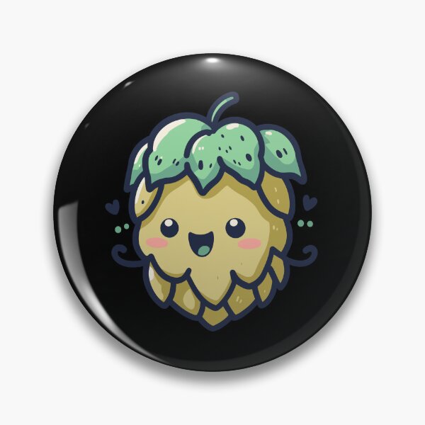 Item preview, Kawaii Hop Buddy - Cute Beer Brewing Mascot designed and sold by BRU Design.