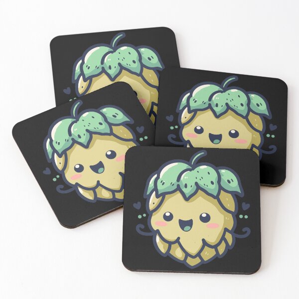 Item preview, Kawaii Hop Buddy - Cute Beer Brewing Mascot designed and sold by BRU Design.