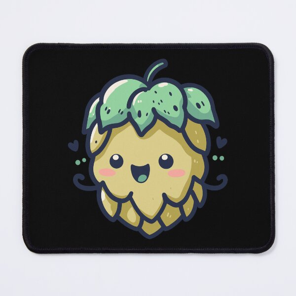Item preview, Kawaii Hop Buddy - Cute Beer Brewing Mascot designed and sold by BRU Design.