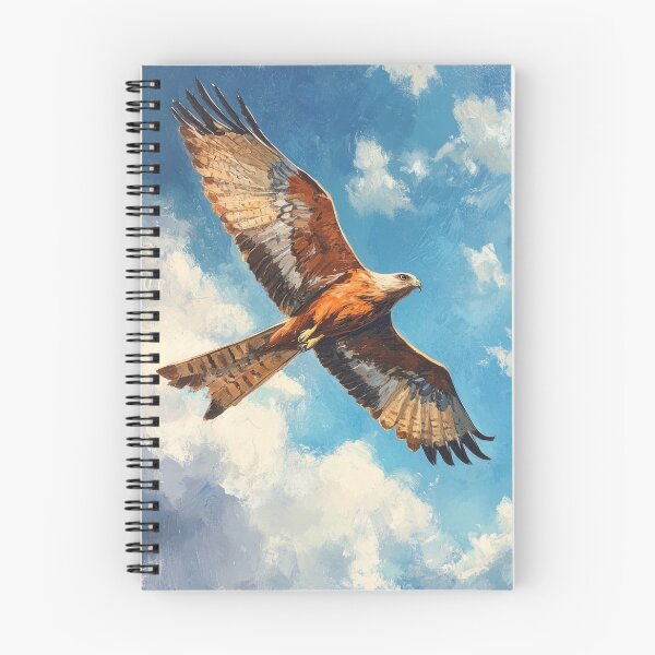 Item preview, Majestic Red Kite Flying in Blue Sky – Bird of Prey Art designed and sold by AchaRat.