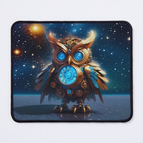 Item preview, steampunk owl starry sky designed and sold by Fantasy-Vibes.