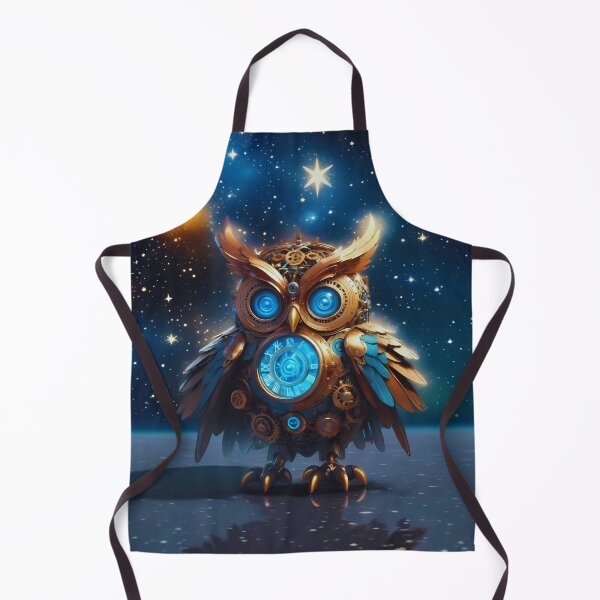 Item preview, steampunk owl starry sky designed and sold by Fantasy-Vibes.