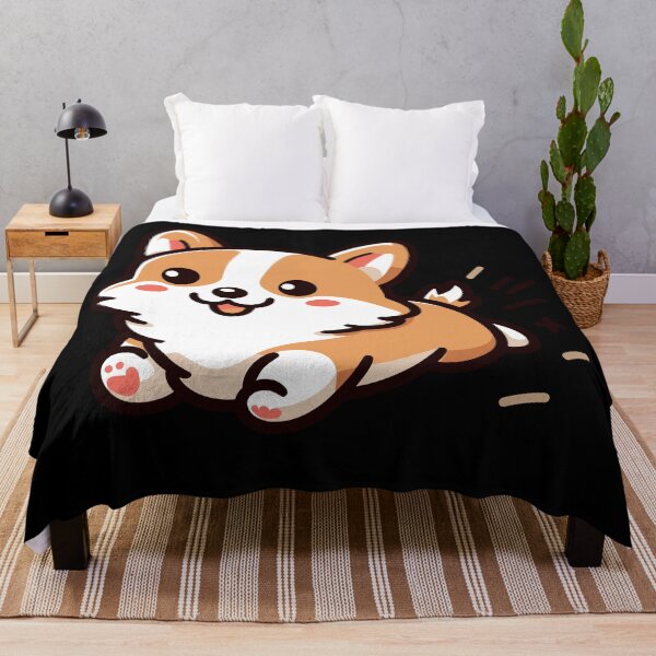 Item preview, Bouncy Corgi Pup - Kawaii Dog Illustration designed and sold by BRU Design.