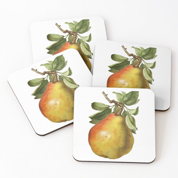 Item preview, Rustic Antique Red and Yellow Pear  designed and sold by IrisAndIvy.