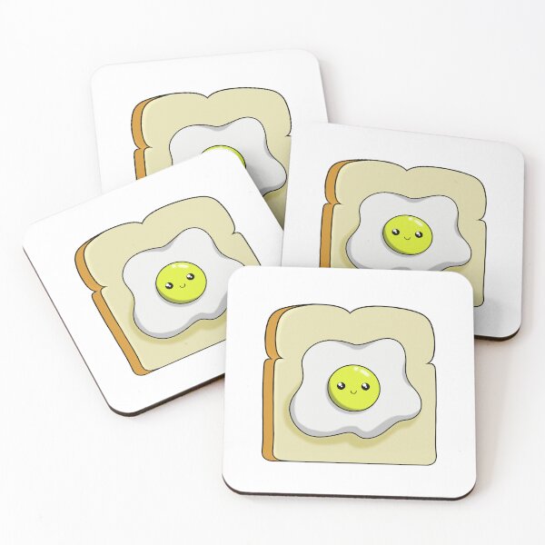Item preview, Kawaii Egg on Toast. designed and sold by Hannahi8.