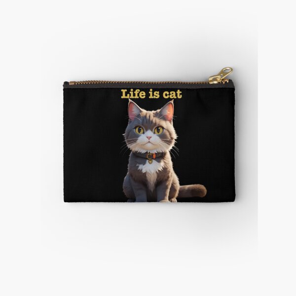 Item preview,  Life is Cat A Cute and Adorable Feline Illustration designed and sold by Life is cat.