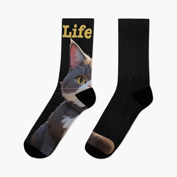 Item preview,  Life is Cat A Cute and Adorable Feline Illustration designed and sold by Life is cat.