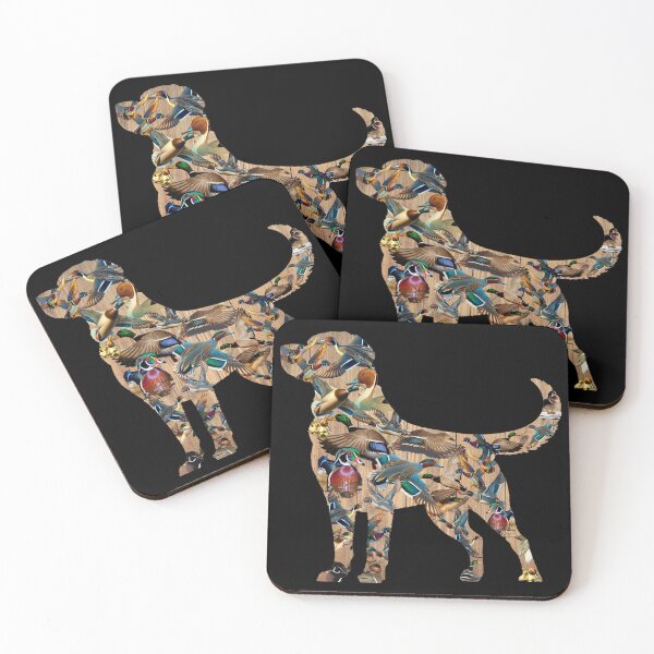 Item preview, Labrador Retriever Silhouette with Flying Ducks designed and sold by LifeCrush.