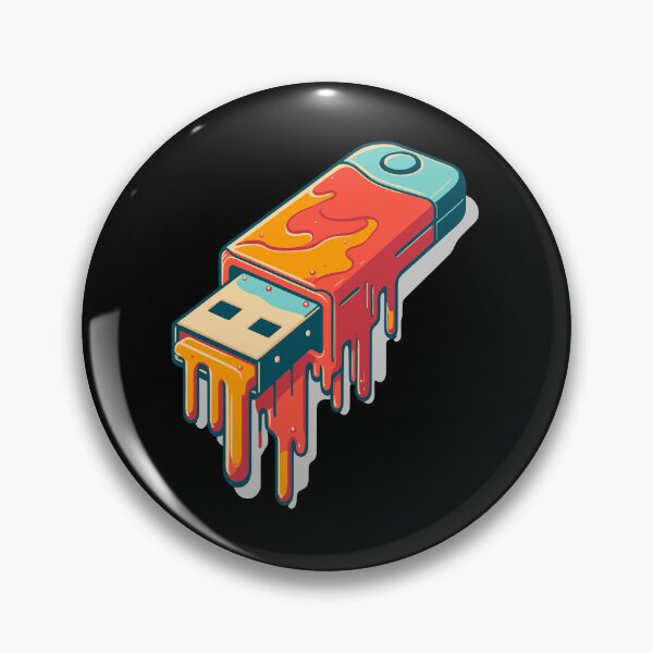 Item preview, Digital Meltdown - Liquid USB Art designed and sold by BRU Design.