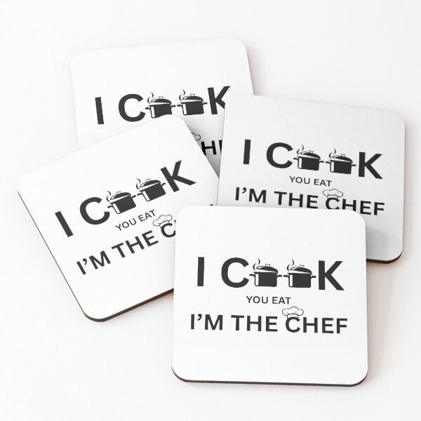 Item preview, I Cook, You Eat, I'm the Chef – Funny Cooking Design designed and sold by WHDProduction45.