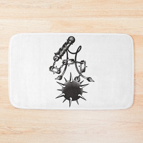 Item preview, Medieval mace with chain - Medieval mace with chain designed and sold by Tattoo Illustrations.