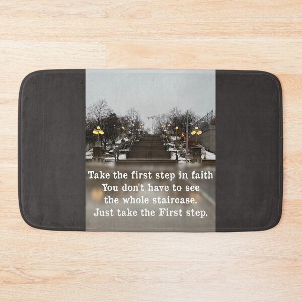 Item preview, Take the first step/Motivation/Quote/Martin Luther King Jr designed and sold by VeenaNair23.
