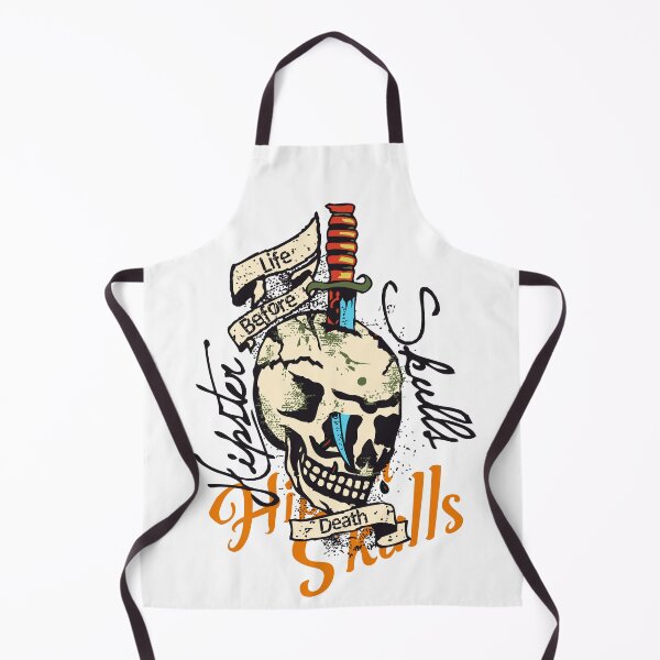 Item preview, crane death tete de mort dagger old school tattoo hipster life before designed and sold by Achille3777.