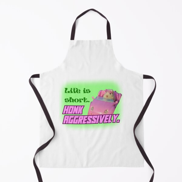 Item preview, Life is short. Honk aggressively. - hamster meme designed and sold by @ AlexInk.