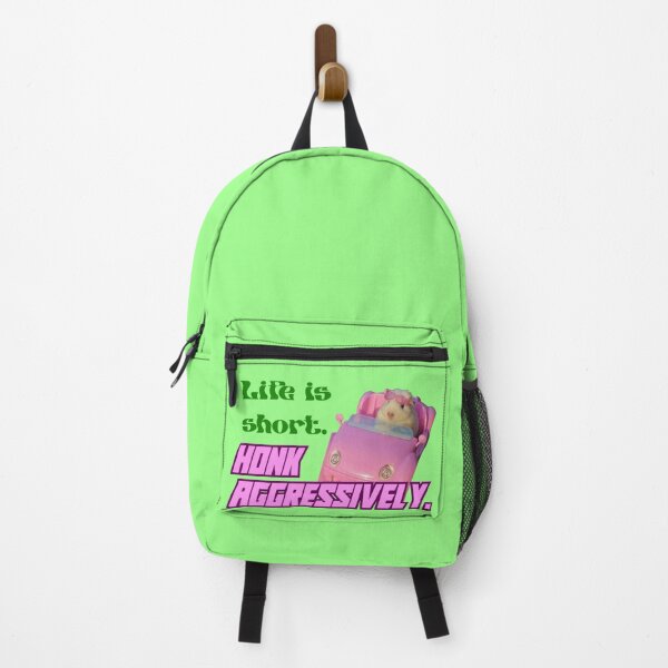 Item preview, Life is short. Honk aggressively. - hamster meme designed and sold by @ AlexInk.