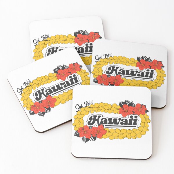Item preview, Retro Style Hawaii 'Get Lei'd' Tourist Souvenir designed and sold by acquiesce13.
