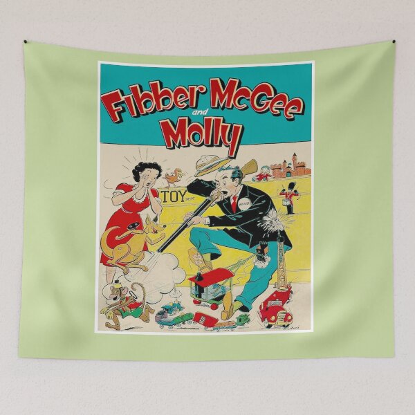 Item preview,  Fibber McGee and Molly Vintage Comedy Radio Program and Film Print designed and sold by posterbobs.