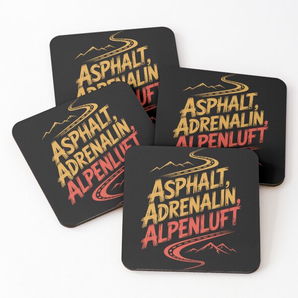 Item preview, Asphalt, adrenaline, alpine air designed and sold by wolfgangrainer.