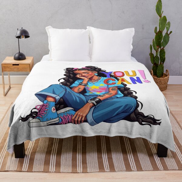 Item preview, You Can! | Empowering Urban Style Digital Art of Confident Black Girl designed and sold by QPTheeArtist.