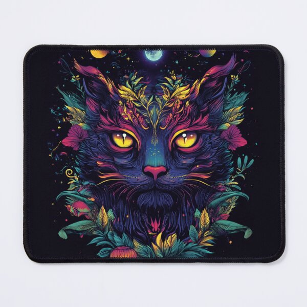 Item preview, Mystic Cat Face designed and sold by NicolasGlowArt.