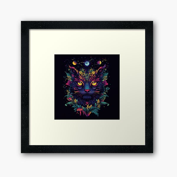 Item preview, Mystic Cat Face designed and sold by NicolasGlowArt.