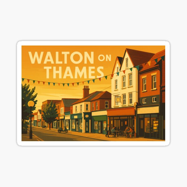 Item preview, High Street Buzz in Walton on Thames designed and sold by WanderPast.