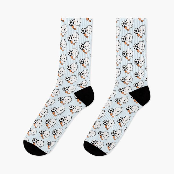 Item preview, Duck Plays Soccer Ball Shoot Goal Kick Football designed and sold by shirt-o-mat.