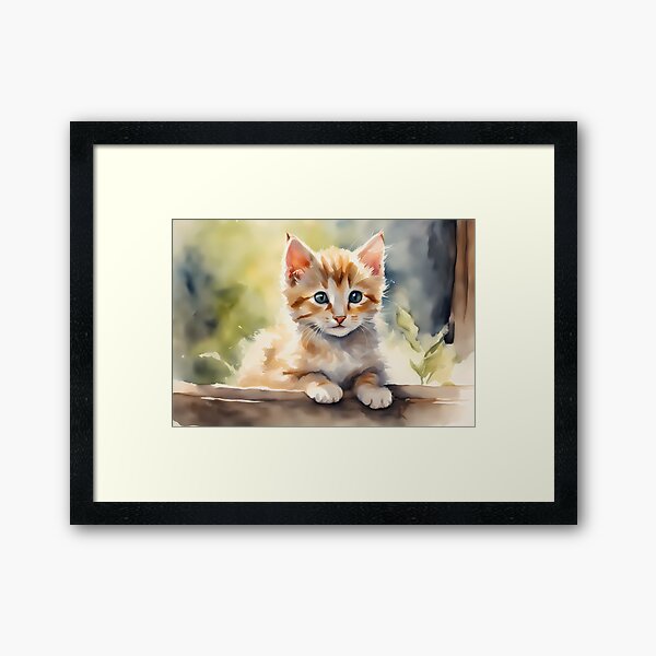 Item preview, Cute Kitten on Log designed and sold by BookCovered.