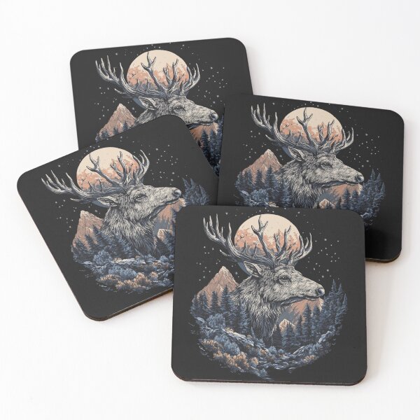 Item preview, Wild Deer Nature designed and sold by NicolasGlowArt.