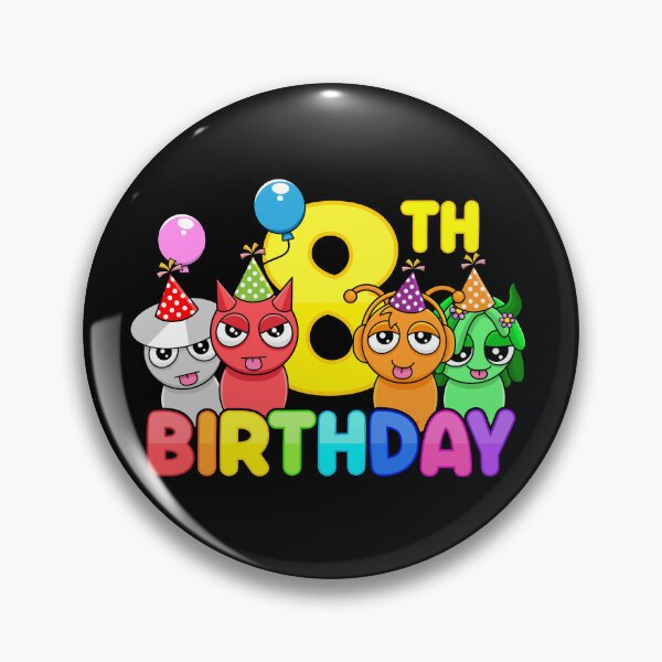 Item preview, Sprunkies 8th Birthday Characters designed and sold by Gamify Store.