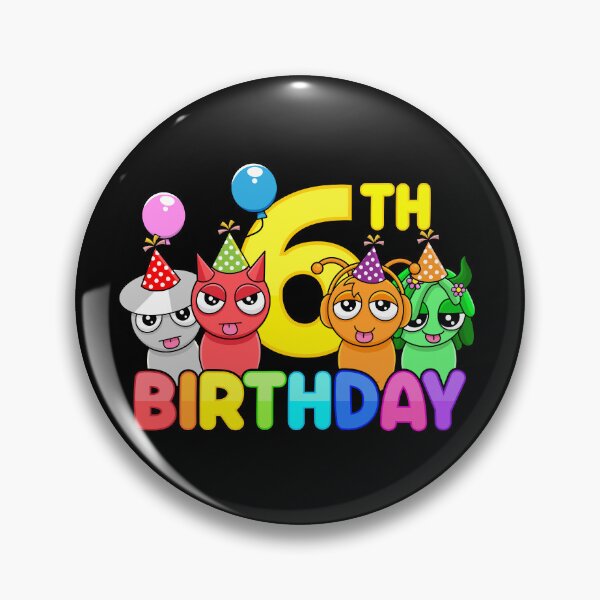 Item preview, Sprunkies 6th Birthday Characters designed and sold by Gamify Store.