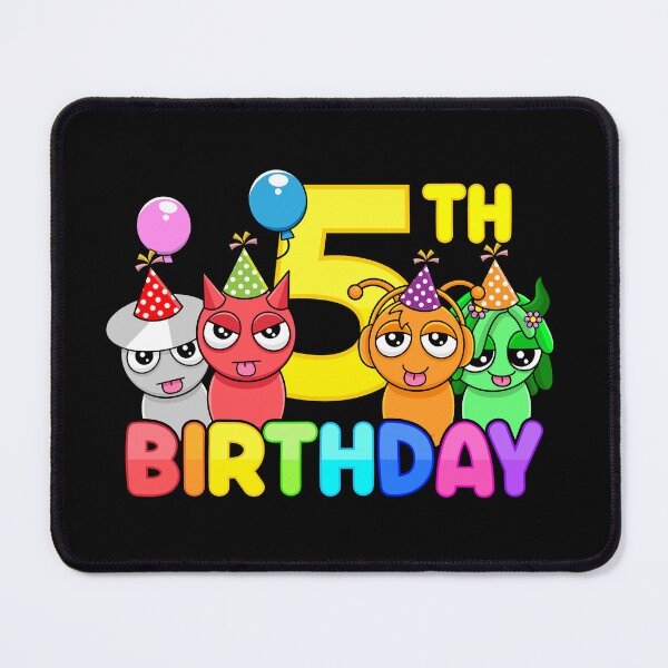Item preview, Sprunkies 5th Birthday Characters designed and sold by Gamify Store.